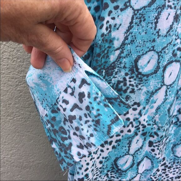 Le Lomes Animal Print tunic/cover up - Picture 5 of 8